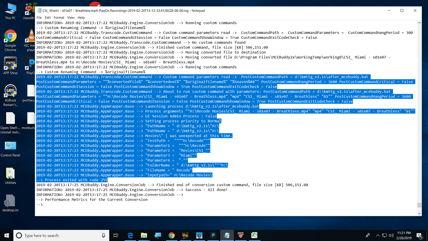 Custom Command Parameter Arguments Are Different From What Was Supposed